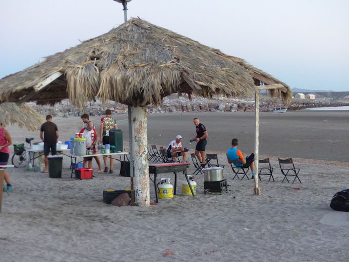 En afslappende eftermiddag på stranden